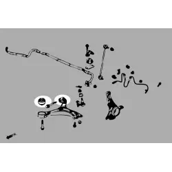 Boccola braccio inferiore anteriore Hardrace Q0754 - 