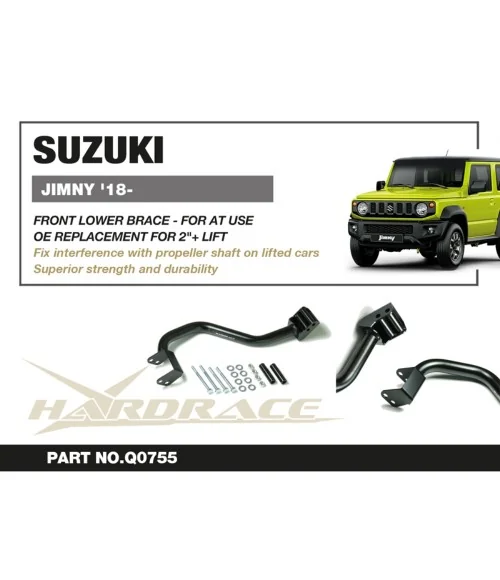 Hardrace Q0755 Front Lower Brace Suzuki Jimny - 