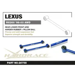 Hardrace Q0758 Braccio anteriore laterale posteriore Lexus RX - 