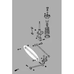 Hardrace Q0758 Braccio anteriore laterale posteriore Lexus RX - 