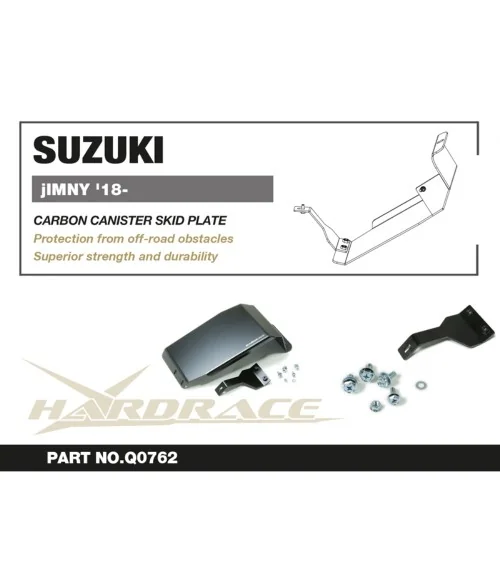 Hardrace Q0762 Carbon Canister Skid Plate Suzuki Jimny - 
