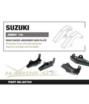 Hardrace Q0764 Rear Shock Absorber Skid Plate Suzuki Jimny - 