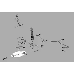 Braccio inferiore posteriore Hardrace Q0767 - Regolabile Lexus LX, Toyota Land Cruiser - 