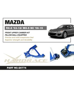 Kit di campanatura anteriore superiore Hardrace Q0774 Mazda MX-5 Miata, RX-8 - 