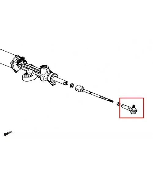 Hardrace 6441 Rc Tie Rod End Set Honda S2000 - 