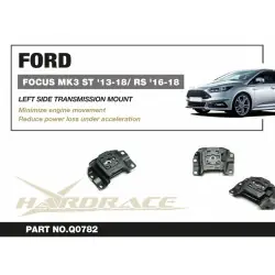 Hardrace Q0782 Supporto motore lato sinistro Ford Focus - 