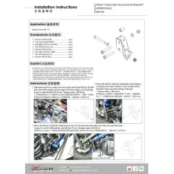 Hardrace Q0783 Staffa di estensione asta Panhard anteriore Suzuki Jimny - 