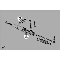 Boccola cremagliera sterzo Hardrace Q0800 - 