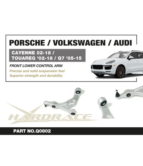 Hardrace Q0802 Front Lower Control Arm Audi Q7, Porsche Cayenne, Volkswagen Touareg - 