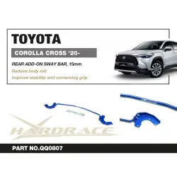 Hardrace Q0807 Rear Add-on Sway Bar Toyota Corolla cross - 