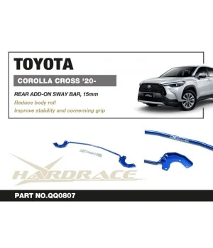 Hardrace Q0807 Rear Add-on Sway Bar Toyota Corolla cross - 