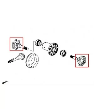 Hardrace 6765 Distanziali Differenziale Honda S2000 - 
