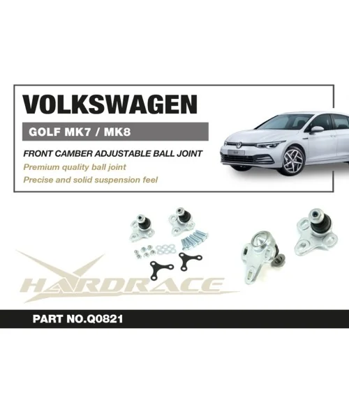 Hardrace Q0821 Front Camber Adjustable Ball Joint Volkswagen, Audi, Skoda - 
