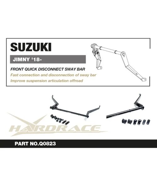 Hardrace Q0823 Front Quick Disconnect Sway Bar Suzuki Jimny - 