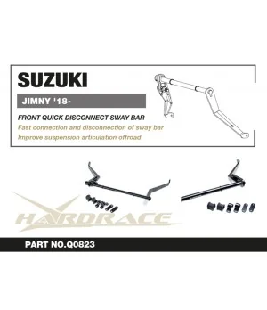 Barra stabilizzatrice anteriore a sgancio rapido Hardrace Q0823 Suzuki Jimny - 