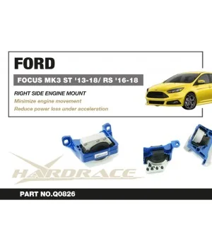 Hardrace Q0826 Supporto motore lato destro Ford Focus - 