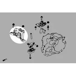 Hardrace Q0826 Supporto motore lato destro Ford Focus - 