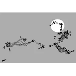 Hardrace Q0827 Rear Upper Camber Kit Honda. Odyssey usdm - 