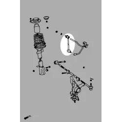 Hardrace Q0829 Kit punta posteriore Toyota MR2 - 