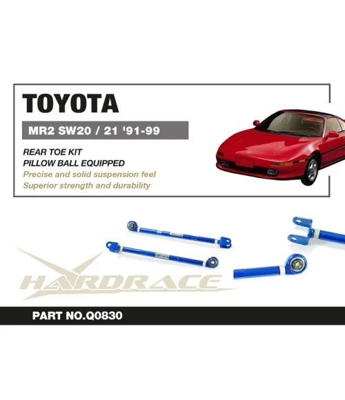 Hardrace Q0830 Rear Toe Kit Toyota MR2 - 