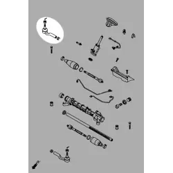 Hardrace Q0831 Tie Rod End Mazda 3, 5 - 