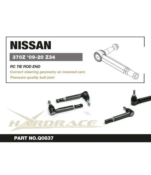 Hardrace Q0837 Rc Tie Rod End Nissan, Infiniti - 