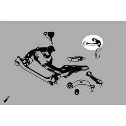 Hardrace Q0839 Front Upper Arm Bmw 5 Series, 6 Series, 7 Series - 