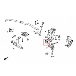 Hardrace Q0843 Front Lower Stopper Link Honda Civic - 