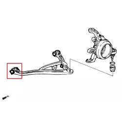 Hardrace 6873 Set Boccole braccio inferiore posteriore Honda S2000 - 