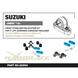 Hardrace Q0859 Front Stabilizer Relocation Kit Suzuki Jimny - 