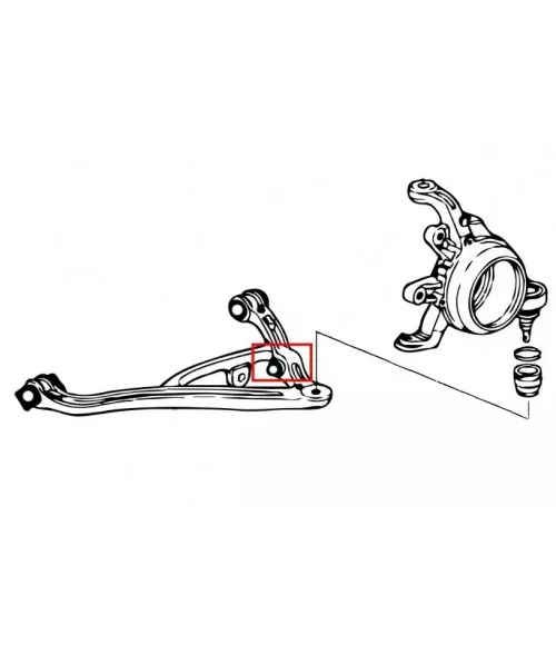 Hardrace 6875 Set Boccole braccio inferiore posteriore Honda S2000 - 