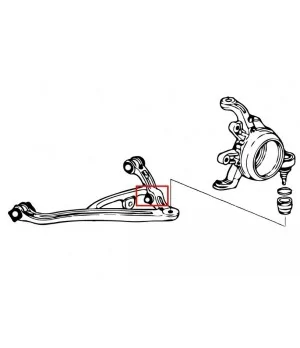 Hardrace 6875 Set Boccole braccio inferiore posteriore Honda S2000 - 