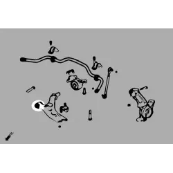 Hardrace Q0864 Front Lower Arm Bushing - Front Honda CR-V - 