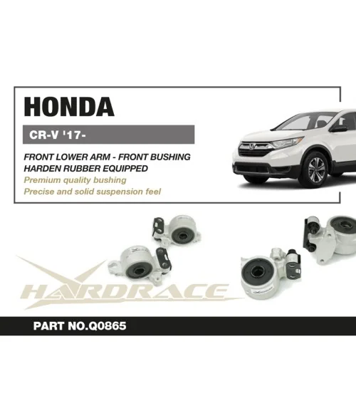 Hardrace Q0865 Front Lower Arm Bushing - Rear Honda CR-V - 