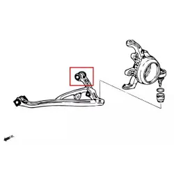 Hardrace 7424 Set Boccole braccio inferiore posteriore Honda S2000 - 