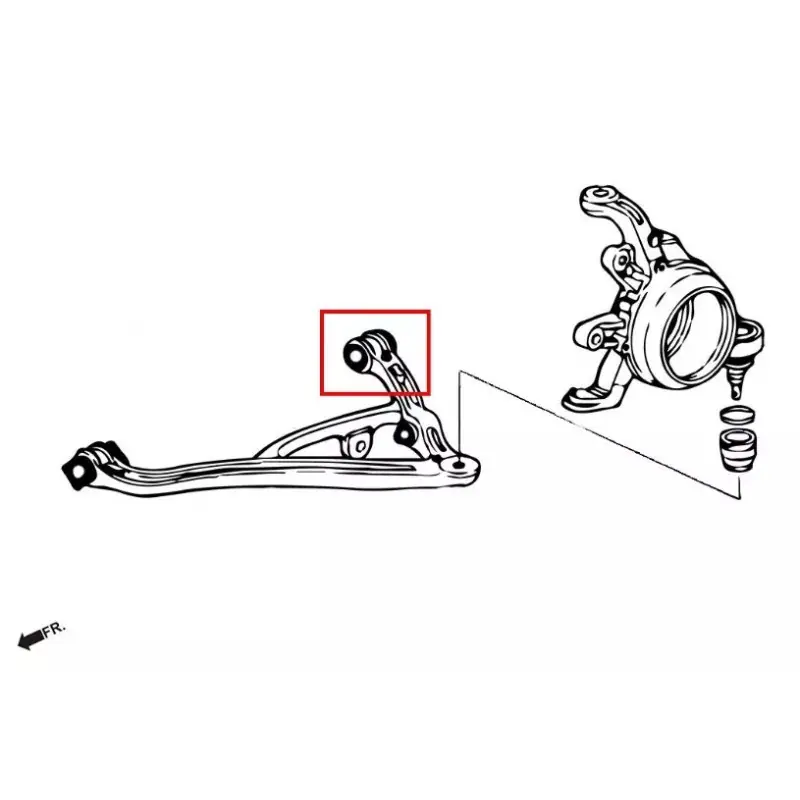 Hardrace 7424 Rear Lower Arm Bushing Set Honda S2000 - Hardrace 7424 Rear Lower Arm Bushing Set Honda S2000 -