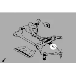 Boccola braccio anteriore inferiore-posteriore Hardrace Q0871 Bmw - 
