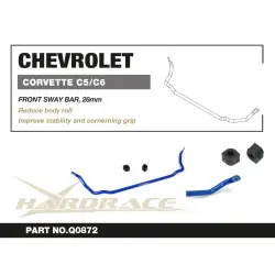Barra stabilizzatrice anteriore Hardrace Q0872 Chevrolet Corvette - 