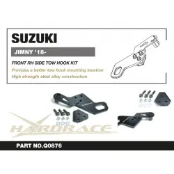 Hardrace Q0876 Front Tow Hook Kit Suzuki Jimny - 