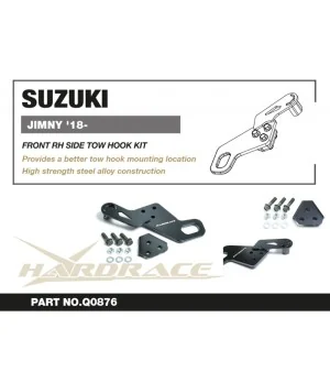 Hardrace Q0876 Front Tow Hook Kit Suzuki Jimny - 