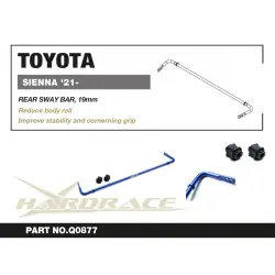Hardrace Q0877 Rear Sway Bar Toyota Sienna - 