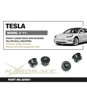 Hardrace Q0881 Front Lower Rear Arm Bushing Tesla Model 3, Model y - 