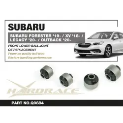 Hardrace Q0884 Front Lower Arm Bushing - Rear Subaru Forester, Legacy/outback, XV - 