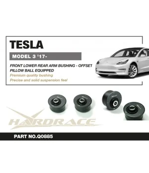 Hardrace Q0885 Front Lower Rear Arm Bushing Tesla Model 3, Model y - 