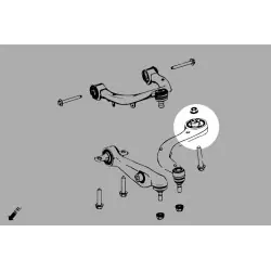 Hardrace Q0885 Front Lower Rear Arm Bushing Tesla Model 3, Model y - 