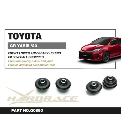 Hardrace Q0890 Front Lower Arm Bushing - Rear Toyota Yaris / vitz - 
