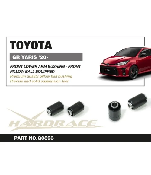 Hardrace Q0893 Front Lower Arm Bushing - Front Toyota Yaris / vitz - 