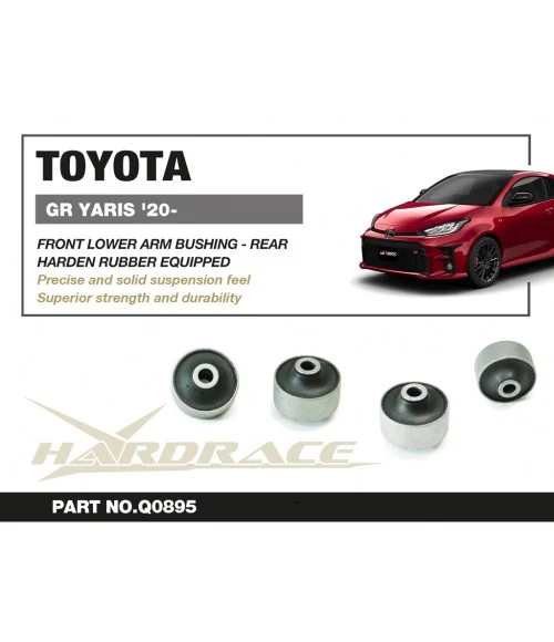 Hardrace Q0895 Front Lower Arm Bushing - Rear Toyota Yaris / vitz - 