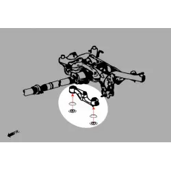 Hardrace Q0899 Rear Diff. Anti-vibration Insert - Front Toyota Yaris / vitz - 