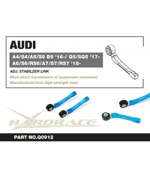 Hardrace Q0912 Rear Adj. Stabilizer Link Audi - 